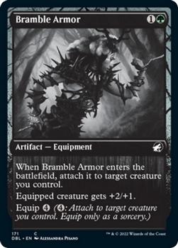 2021 Magic The Gathering Innistrad: Double Feature #171 Bramble Armor Front