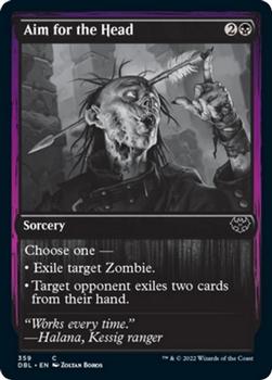 2021 Magic The Gathering Innistrad: Double Feature #359 Aim for the Head Front