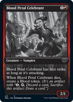 2021 Magic The Gathering Innistrad: Double Feature #413 Blood Petal Celebrant Front