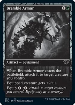 2021 Magic The Gathering Innistrad: Double Feature #455 Bramble Armor Front