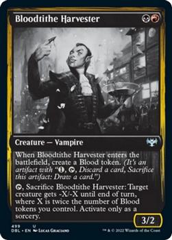 2021 Magic The Gathering Innistrad: Double Feature #499 Bloodtithe Harvester Front