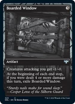 2021 Magic The Gathering Innistrad: Double Feature #520 Boarded Window Front