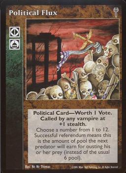 2005 Vampire The Eternal Struggle Legacies of Blood #NNO Political Flux Front