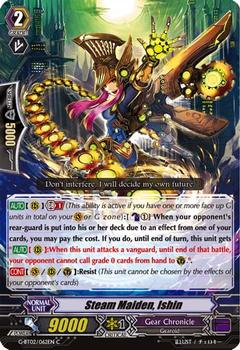 2015 Cardfight!! Vanguard Soaring Ascent of Gale & Blossom #62 Steam Maiden, Ishin Front