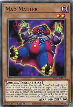 2022 Yu-Gi-Oh! Dimension Force English 1st Edition #DIFO-EN013 Mad Mauler Front