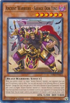 2022 Yu-Gi-Oh! Dimension Force English 1st Edition #DIFO-EN024 Ancient Warriors - Savage Don Ying Front