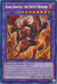 2022 Yu-Gi-Oh! Dimension Force English 1st Edition #DIFO-EN035 Alba-Lenatus the Abyss Dragon Front