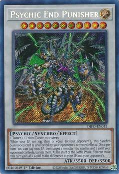 2022 Yu-Gi-Oh! Dimension Force English 1st Edition #DIFO-EN043 Psychic End Punisher Front