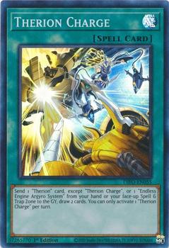 2022 Yu-Gi-Oh! Dimension Force English 1st Edition #DIFO-EN055 Therion Charge Front