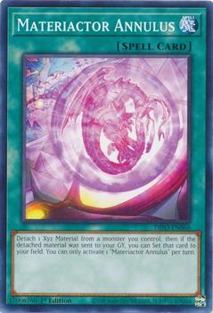2022 Yu-Gi-Oh! Dimension Force English 1st Edition #DIFO-EN066 Materiactor Annulus Front