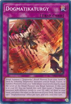 2022 Yu-Gi-Oh! Dimension Force English 1st Edition #DIFO-EN073 Dogmatikaturgy Front