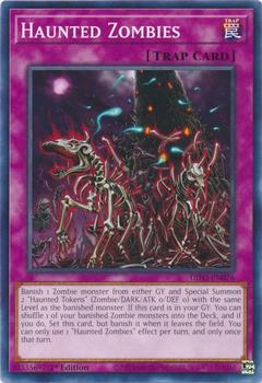 2022 Yu-Gi-Oh! Dimension Force English 1st Edition #DIFO-EN076 Haunted Zombies Front