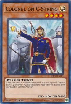 2022 Yu-Gi-Oh! Dimension Force English 1st Edition #DIFO-EN081 Colonel on C-String Front
