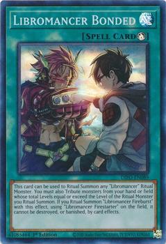 2022 Yu-Gi-Oh! Dimension Force English 1st Edition #DIFO-EN089 Libromancer Bonded Front