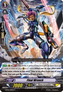 2015 Cardfight!! Vanguard Generation Stride #89 Final Wrench Front