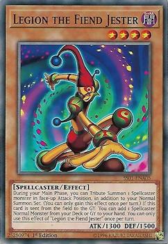2019 Yu-Gi-Oh! Speed Duel Starter Deck: Destiny Masters English 1st Edition #SS01-ENA05 Legion the Fiend Jester Front