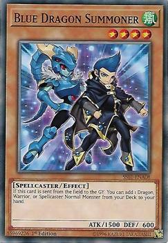 2019 Yu-Gi-Oh! Speed Duel Starter Deck: Destiny Masters English 1st Edition #SS01-ENA08 Blue Dragon Summoner Front