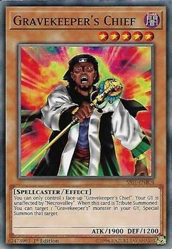 2019 Yu-Gi-Oh! Speed Duel Starter Deck: Destiny Masters English 1st Edition #SS01-ENB04 Gravekeeper's Chief Front