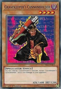 2019 Yu-Gi-Oh! Speed Duel Starter Deck: Destiny Masters English 1st Edition #SS01-ENB05 Gravekeeper's Cannonholder Front