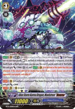 2014 CardFight!! Vanguard Infinite Rebirth #9 Blue Storm Karma Dragon, Maelstrom 