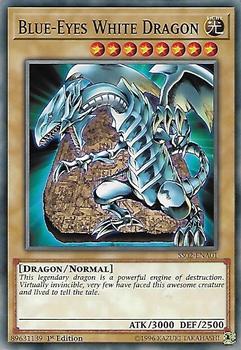 2019 Yu-Gi-Oh! Speed Duel Starter Deck: Duelists of Tomorrow English 1st Edition #SS02-ENA01 Blue-Eyes White Dragon Front