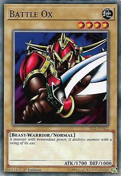 2019 Yu-Gi-Oh! Speed Duel Starter Deck: Duelists of Tomorrow English 1st Edition #SS02-ENA02 Battle Ox Front