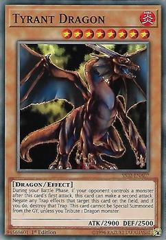 2019 Yu-Gi-Oh! Speed Duel Starter Deck: Duelists of Tomorrow English 1st Edition #SS02-ENA07 Tyrant Dragon Front