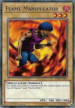 2019 Yu-Gi-Oh! Speed Duel Starter Deck: Duelists of Tomorrow English 1st Edition #SS02-ENB03 Flame Manipulator Front