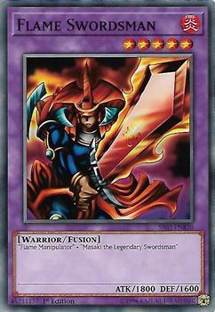 2019 Yu-Gi-Oh! Speed Duel Starter Deck: Duelists of Tomorrow English 1st Edition #SS02-ENB20 Flame Swordsman Front