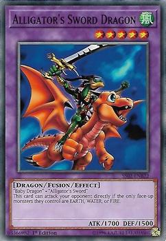 2019 Yu-Gi-Oh! Speed Duel Starter Deck: Duelists of Tomorrow English 1st Edition #SS02-ENB22 Alligator's Sword Dragon Front