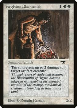 1994 Magic the Gathering Antiquities (DUPLICATED, TO BE DELETED) #2 Argivian Blacksmith Front