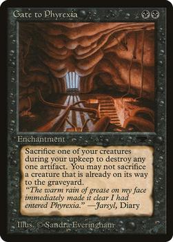 1994 Magic the Gathering Antiquities (DUPLICATED, TO BE DELETED) #16 Gate to Phyrexia Front