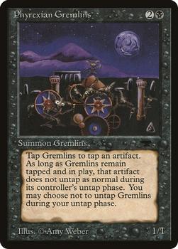 1994 Magic the Gathering Antiquities (DUPLICATED, TO BE DELETED) #18 Phyrexian Gremlins Front