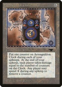 1994 Magic the Gathering Antiquities (DUPLICATED, TO BE DELETED) #37 Armageddon Clock Front