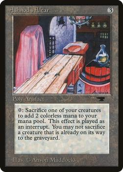 1994 Magic the Gathering Antiquities (DUPLICATED, TO BE DELETED) #38 Ashnod's Altar Front