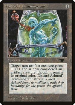 1994 Magic the Gathering Antiquities (DUPLICATED, TO BE DELETED) #40 Ashnod's Transmogrant Front