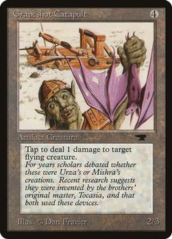 1994 Magic the Gathering Antiquities (DUPLICATED, TO BE DELETED) #52 Grapeshot Catapult Front