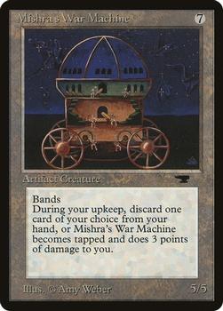 1994 Magic the Gathering Antiquities (DUPLICATED, TO BE DELETED) #57 Mishra's War Machine Front
