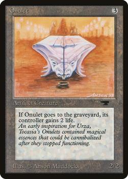 1994 Magic the Gathering Antiquities (DUPLICATED, TO BE DELETED) #59 Onulet Front
