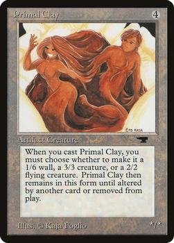 1994 Magic the Gathering Antiquities (DUPLICATED, TO BE DELETED) #61 Primal Clay Front