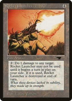 1994 Magic the Gathering Antiquities (DUPLICATED, TO BE DELETED) #63 Rocket Launcher Front