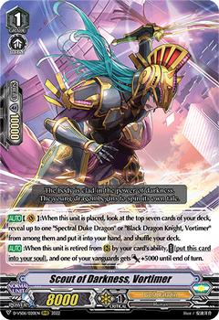 2022 Cardfight!! Vanguard V Special Series 06: V Clan Collection Vol.6 #20 Scout of Darkness, Vortimer Front
