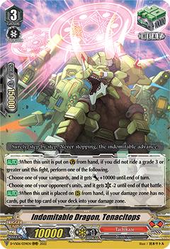 2022 Cardfight!! Vanguard V Special Series 06: V Clan Collection Vol.6 #34 Indomitable Dragon, Tenacitops Front