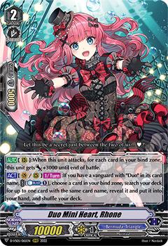2022 Cardfight!! Vanguard V Special Series 05: V Clan Collection Vol.5 #65 Duo Mini Heart, Rhone Front