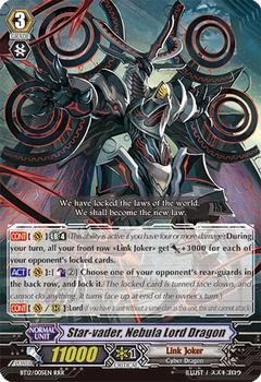 2014 Cardfight!! Vanguard Binding Force of the Black Rings #5 Star-vader, Nebula Lord Dragon Front