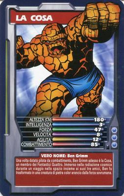 2005 Top Trumps Marvel Supereroi 1 (Italian) #NNO La Cosa Front