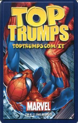 2005 Top Trumps Marvel Supereroi 1 (Italian) #NNO La Donna Invisibile Back