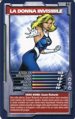 2005 Top Trumps Marvel Supereroi 1 (Italian) #NNO La Donna Invisibile Front