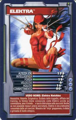 2005 Top Trumps Marvel Supereroi 1 (Italian) #NNO Elektra Front