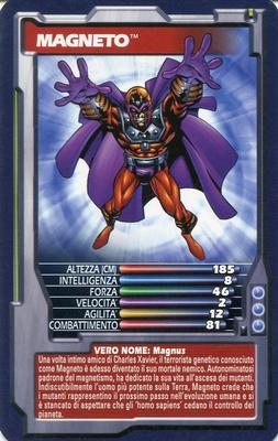 2005 Top Trumps Marvel Supereroi 1 (Italian) #NNO Magneto Front